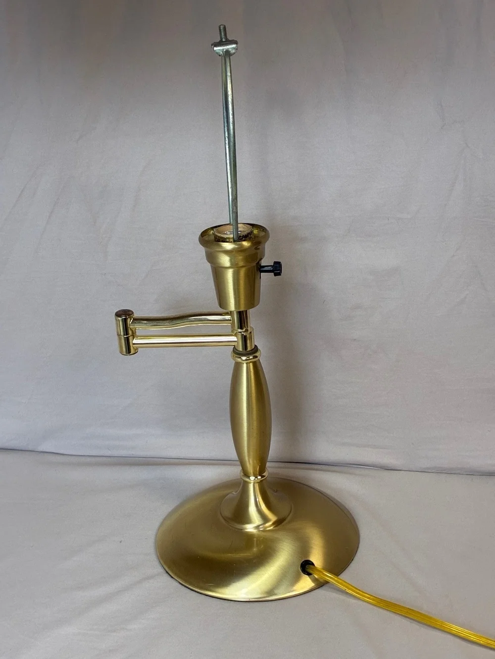 Brass Hampton Bay swing arm lamp